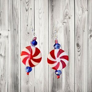 Peppermint Candy earrings